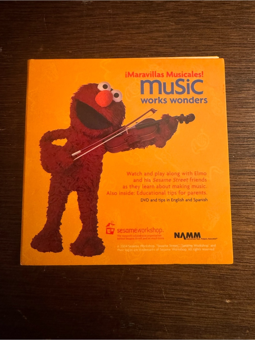 Sesame Street "Music Works Wonders" Elmo CD - Orange